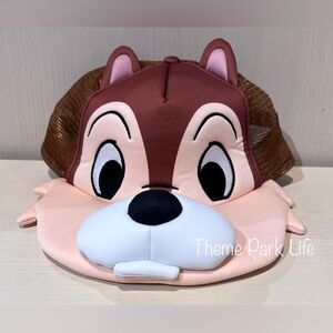 2025 Disney Parks CHIP & Dale Chipmunk Mesh Hat Baseball Cap Adjustable NEW